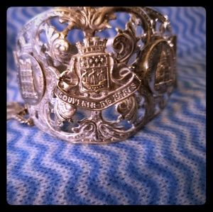 1920's, vintage, tourist bracelet, silverplated